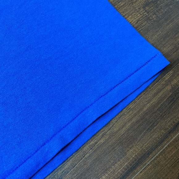 Vintage 1990s Honda Goldwing Faded Blue Shirt - Picture 8 of 10